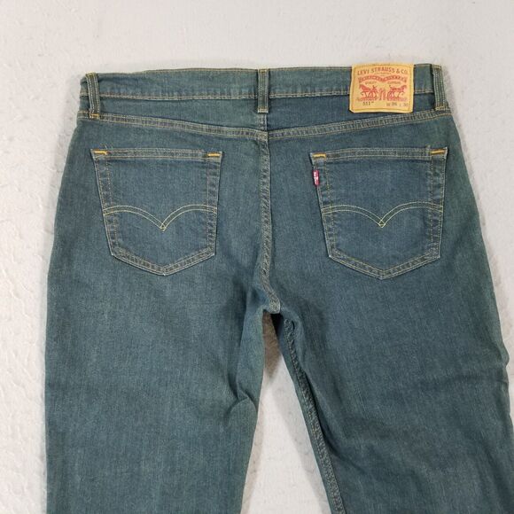 Levi's 511 jeans men's 36x30 slim straight blue stretch flex denim pants retro - Picture 7 of 12